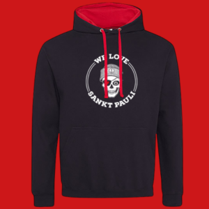 Hoodie 'we love St. Pauli' Logo groß